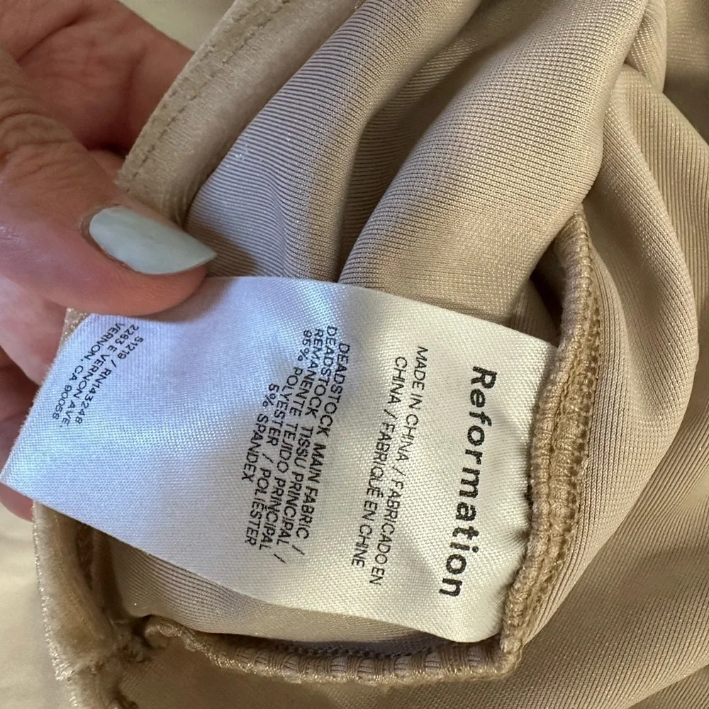 Reformation Shimmering Velvet Top - Picture 5 of 5